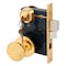 Prime-Line 2-1/2 in. Backset, Entrance Mortise Lockset, Wrought Solid Brass, Left Handed (Single Pack) SE 27570 - alternate 1